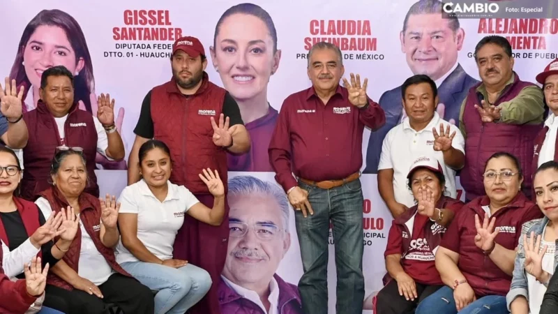 Total apoyo y respaldo fundadores de Morena en huauchinango a Rogelio López Angulo
