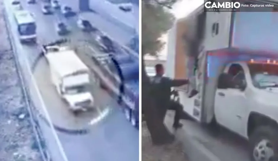 VIDEO: Así rescataron a víctima de secuestro exprés en Calzada Ignacio Zaragoza