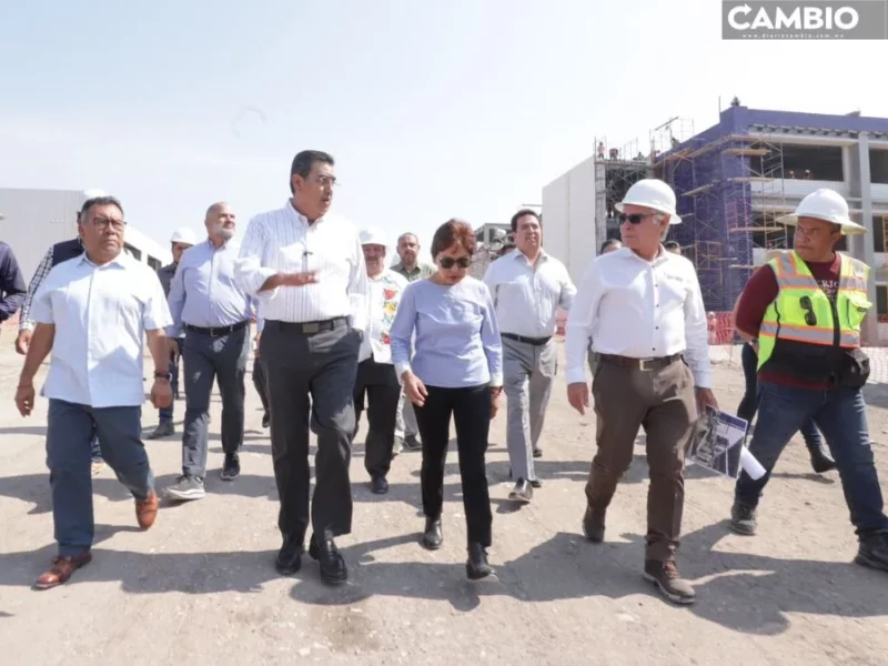 Sergio Salomón y Lilia Cedillo supervisan avances de CU2 (VIDEO)