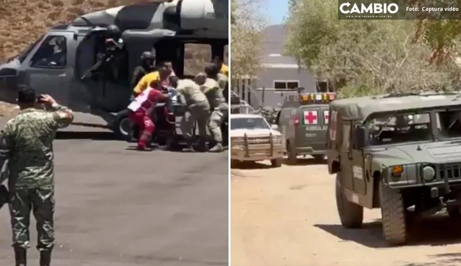 VIDEO: Explosión de narcolaboratorio deja nueve militares heridos en Sinaloa