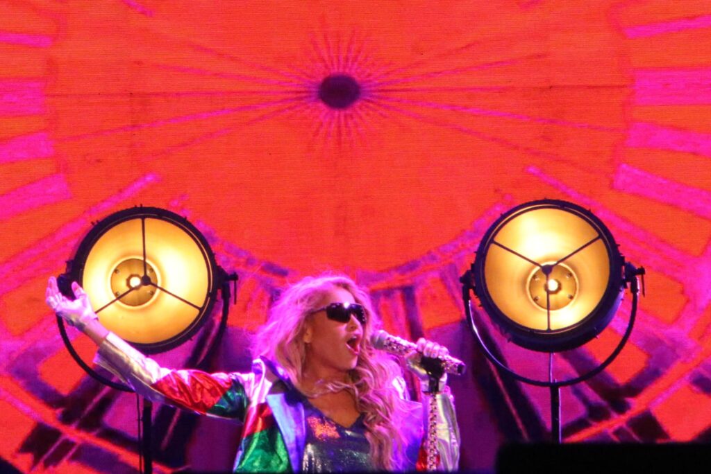 Paulina Rubio en el Teatro del Pueblo de la Feria de Puebla 2024 (Tere Murillo)