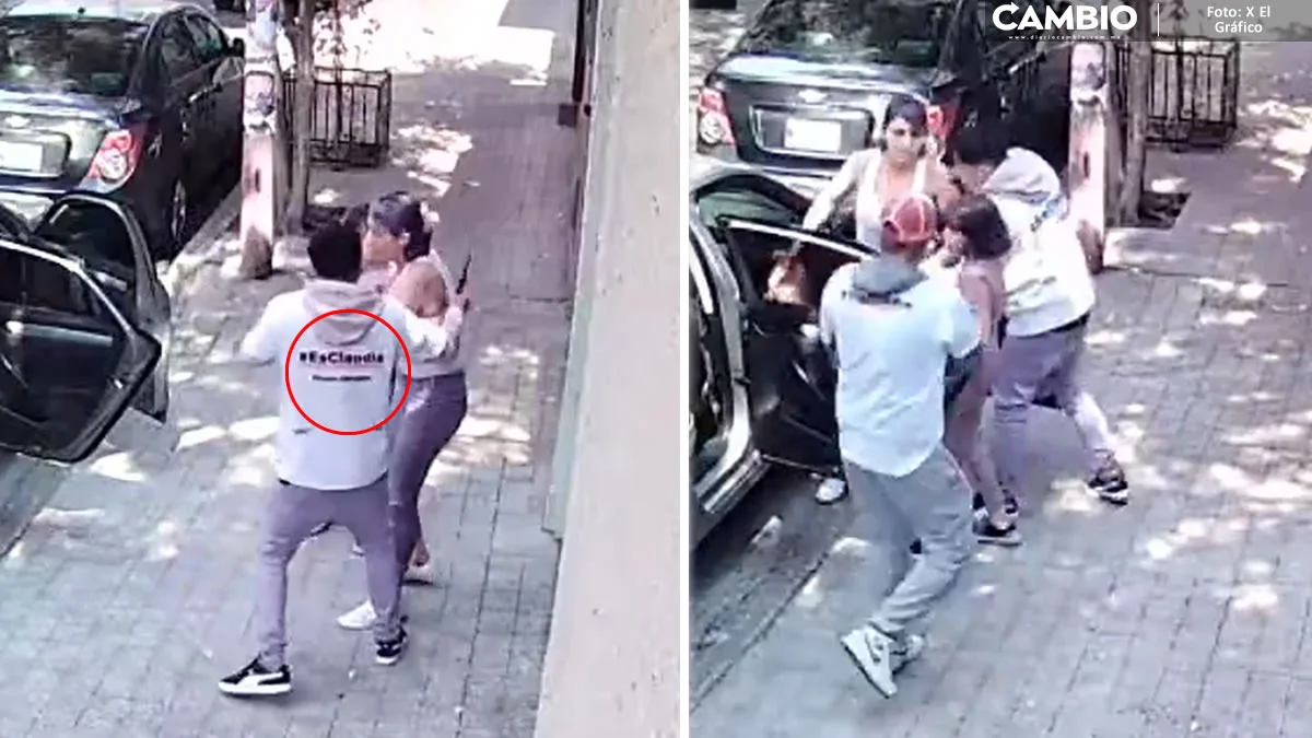 VIDEO: A punta de pistola y con playeras del partido guinda, atracan a familia en CDMX