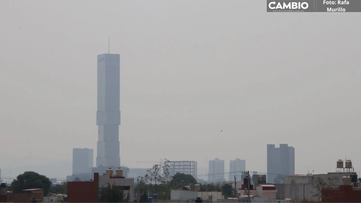 ¡No estamos soportando! Por segundo día, Puebla registra mala calidad de aire
