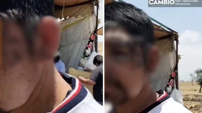 Campesino narra golpiza de policías tras confundirlo con opositor del relleno sanitario de Cholula (VIDEO)