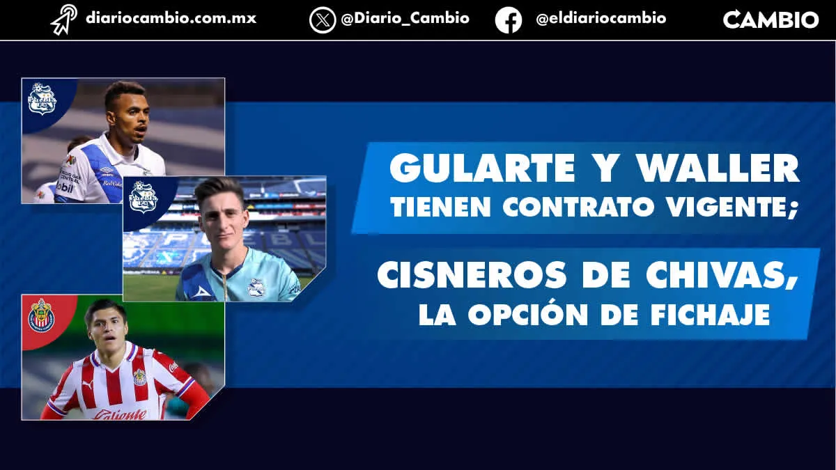Club Puebla perfila el regreso de Gularte y Waller; además alista el fichaje de Cisneros
