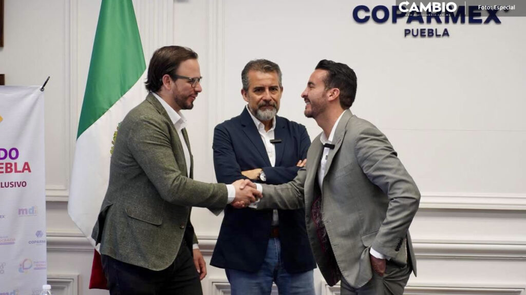 Toño López y la COPARMEX firman acuerdo a favor de Puebla