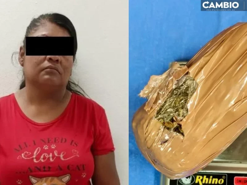 Ingenio nivel: María trató de ingresar marihuana al Penal de Tepexi… ¡en un condón!