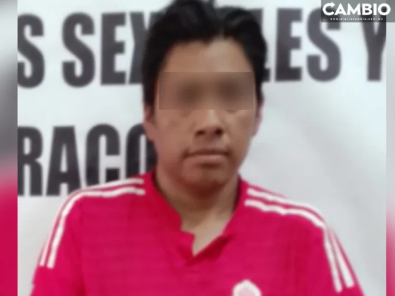 José Javier N. abusó de su hijastra por tres años en Cuautlancingo; ya fue detenido