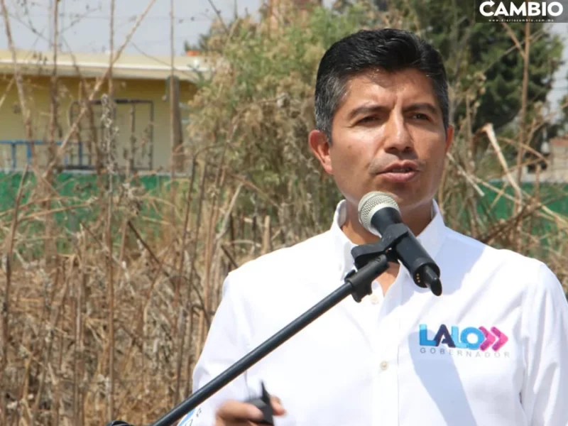 Reanuda Lalo actividades de campaña y promete tren ligero, ruta eléctrica y hospitales en Puebla (VIDEO)