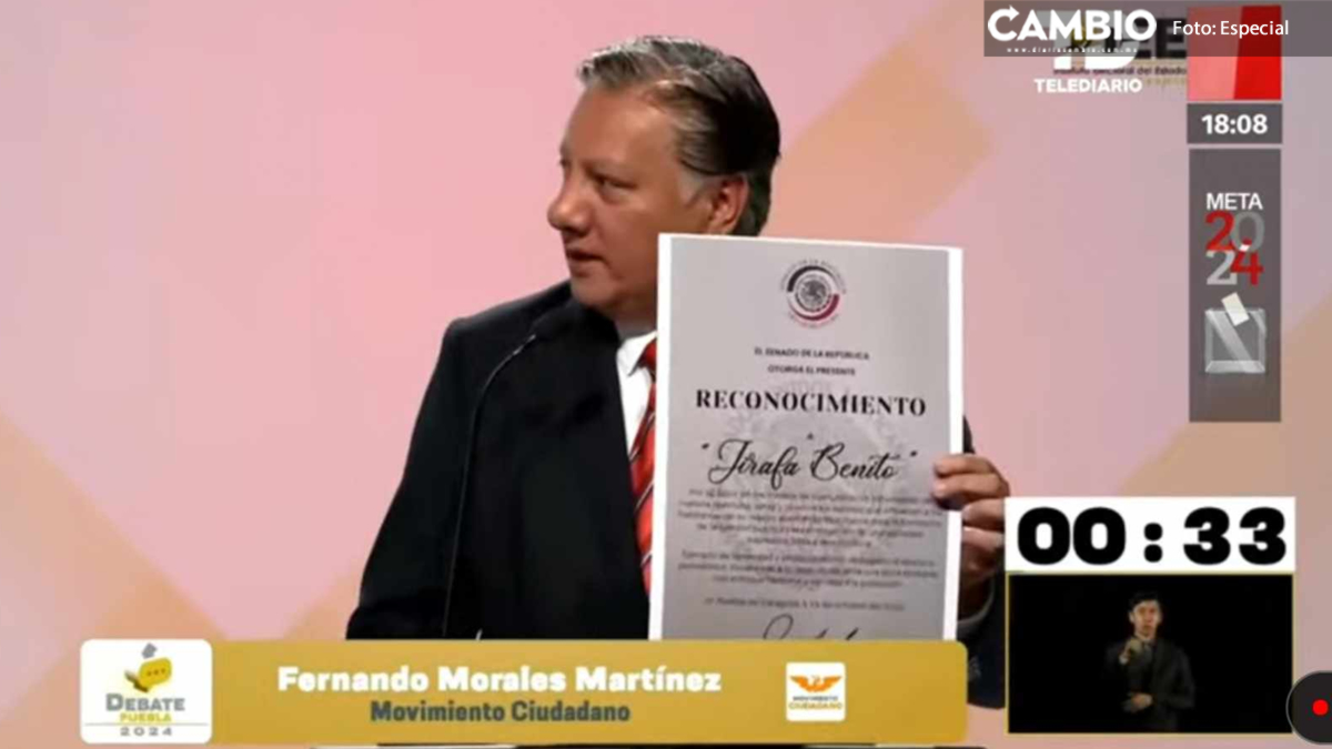 Fer Morales se pone bravo: Armenta regalas muchos diplomas, dale uno a la jirafa Benito