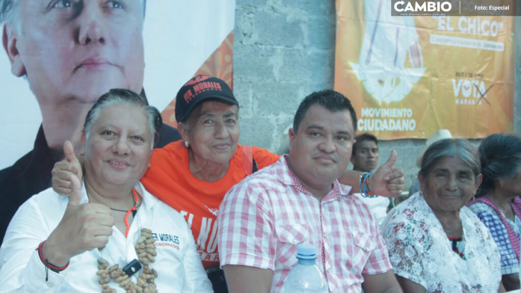 Fer Morales continúa gira de campaña y visita Caxhuacan