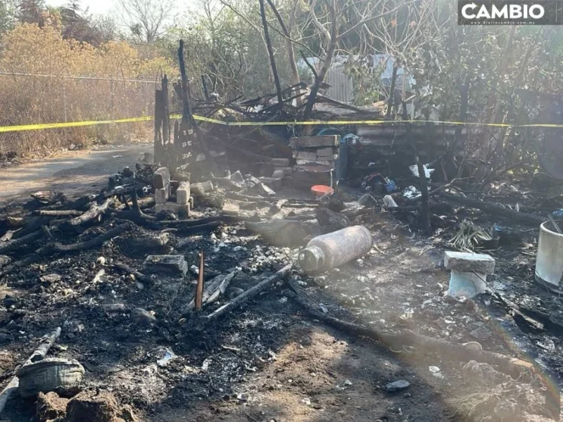 Hasta los perritos murieron: Incendio consume casa en Atlixco y familia pide ayuda desesperada (VIDEO)