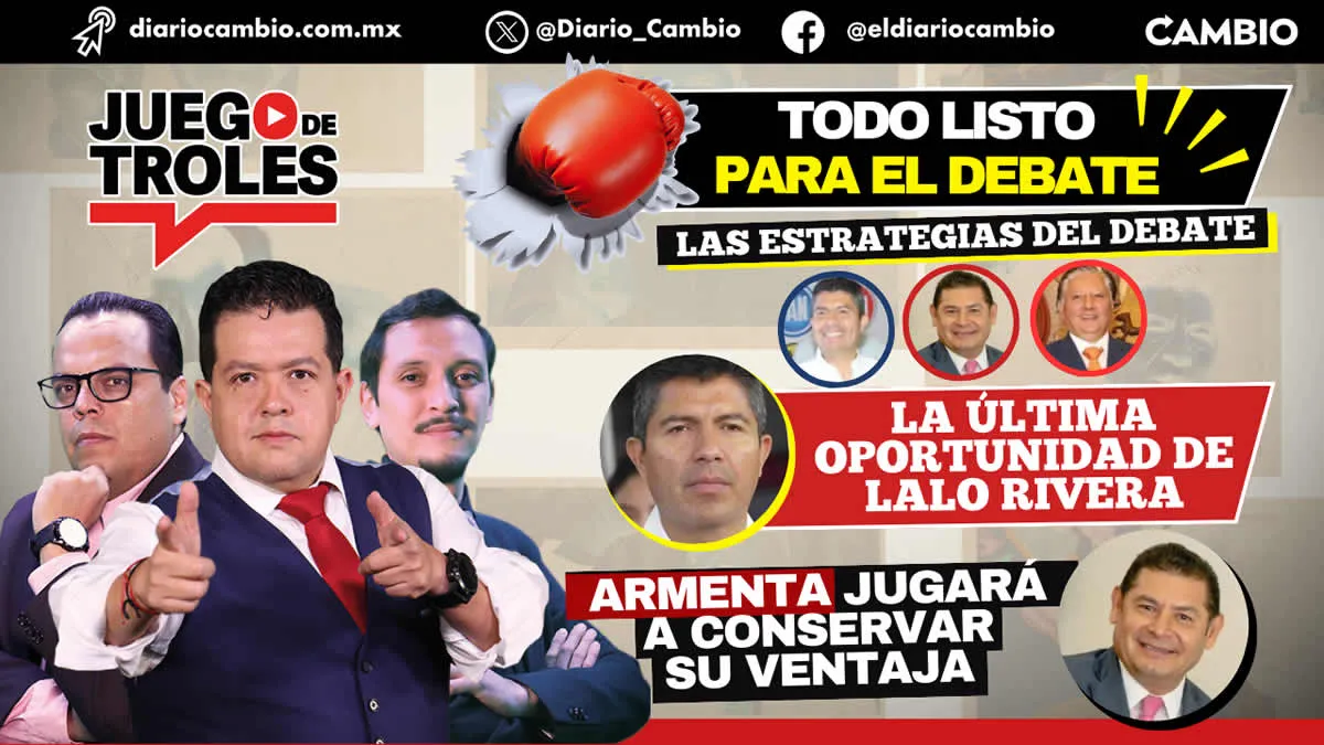 JDT: Todo listo para el debate de candidatos a la gubernatura y dejan sola a Violeta Lagunes