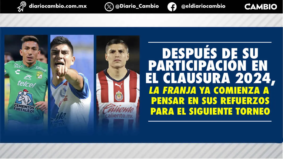 Loroña, Cisneros y Mena entre las posibles altas del Club Puebla para el Apertura 2024
