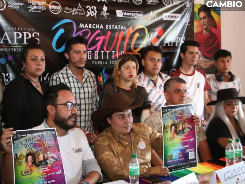 Colectivo APPS anuncia marcha del Orgullo LGBT en Puebla (VIDEO)