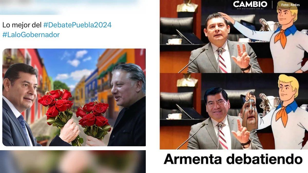 ¡No se salvaron! Estos fueron los mejores memes del debate a la gubernatura en Puebla