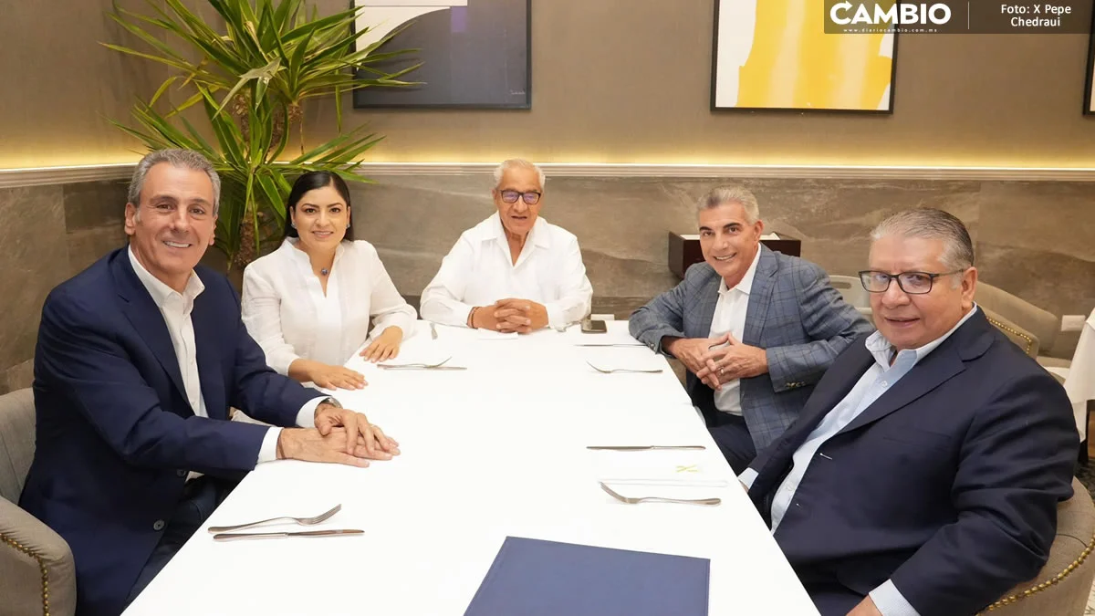 Pepe Chedraui se reúne con ex alcaldes de Puebla: Vivanco, Pacheco, Doger y hasta Gali