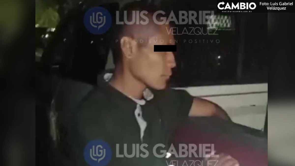 Detienen a delincuente tras intento de robo de vehículo en la Feria de Puebla