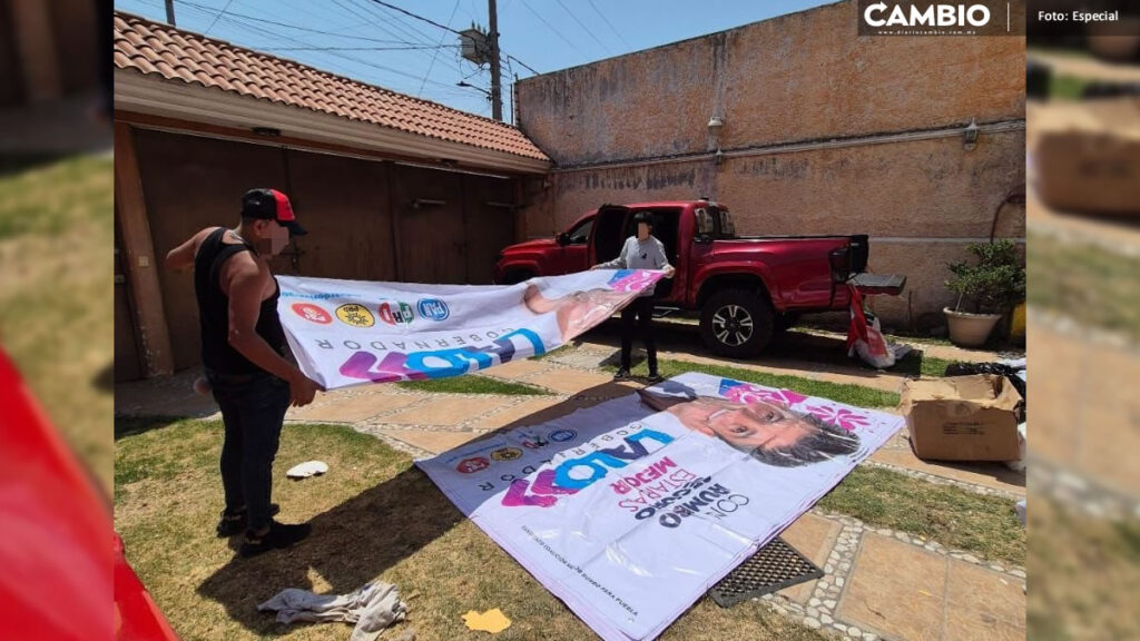 Habrían encontrado únicamente propaganda política durante detención de Tania N (FOTOS)