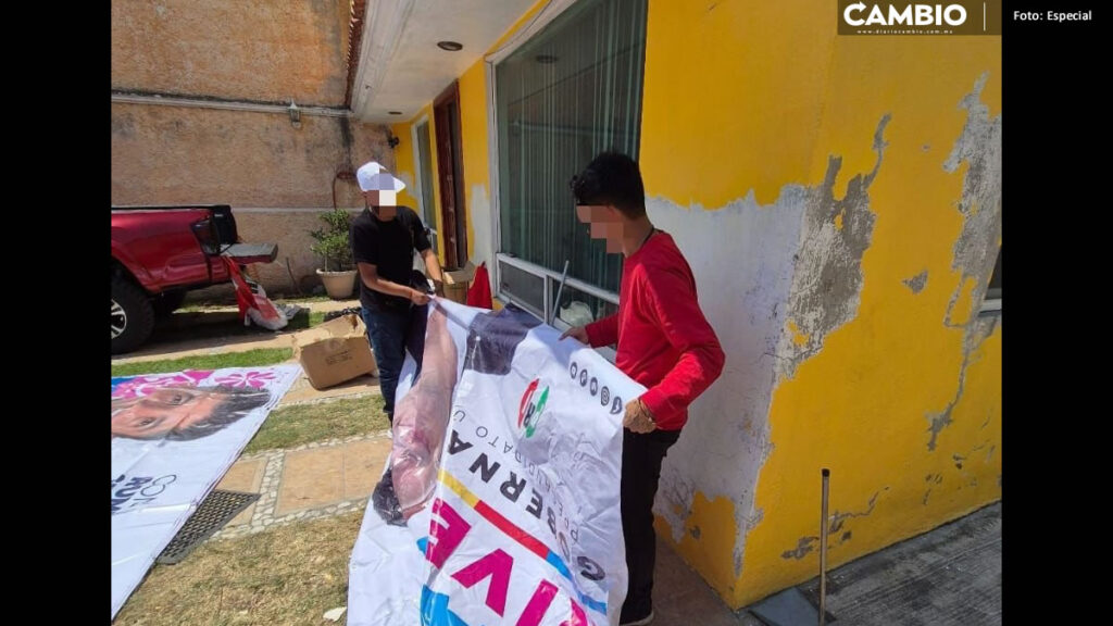 Habrían encontrado únicamente propaganda política durante detención de Tania N (FOTOS)