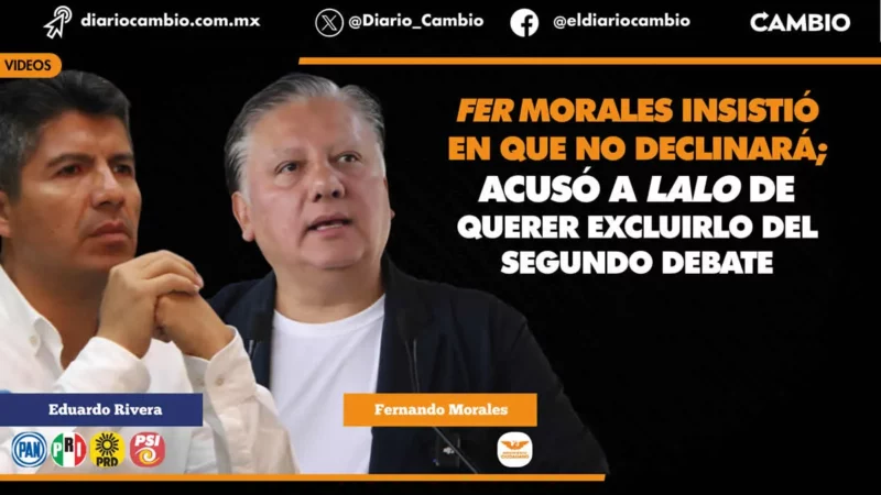 Se trenzan Lalo y Fer Morales en el posdebate: te tiemblan las piernas como las gelatinas que vendías