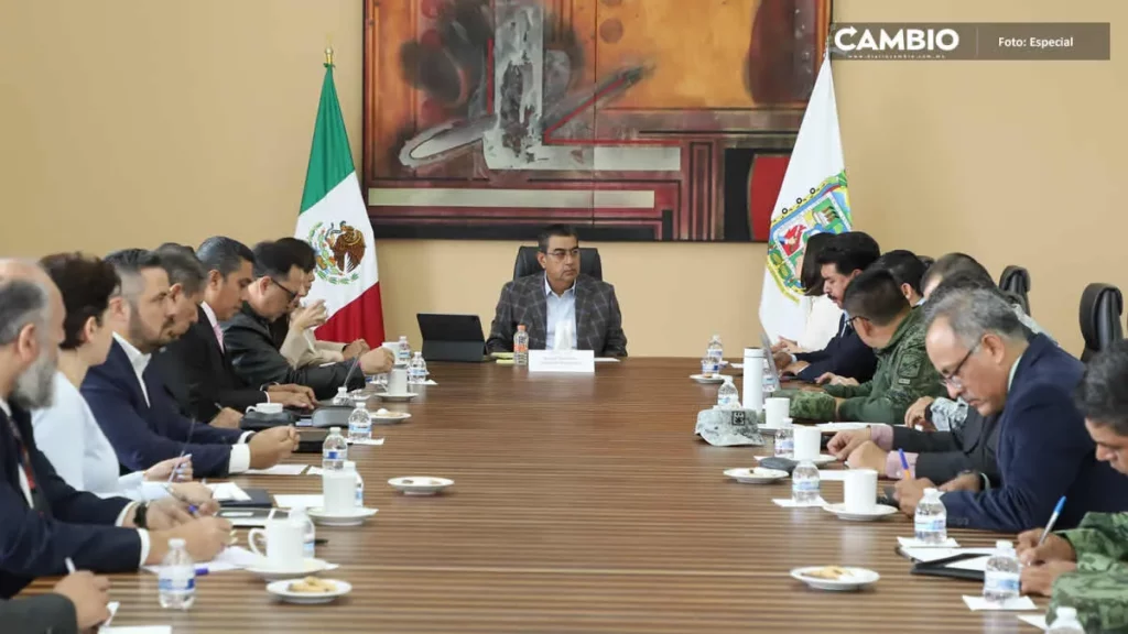 Sergio Salomón encabeza nueva Mesa de Seguridad ante los hechos ocurridos en Puebla
