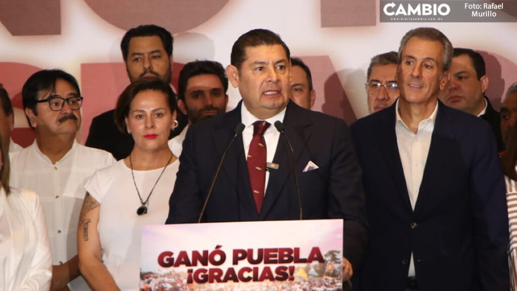 Alejandro Armenta se declara ganador de la gubernatura de Puebla