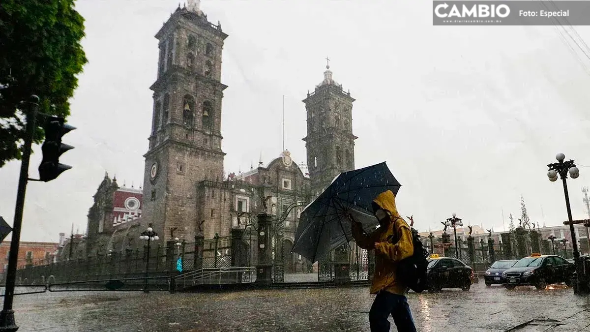¡Sigue lloviendo! Pronostican tormentas eléctricas este jueves en Puebla
