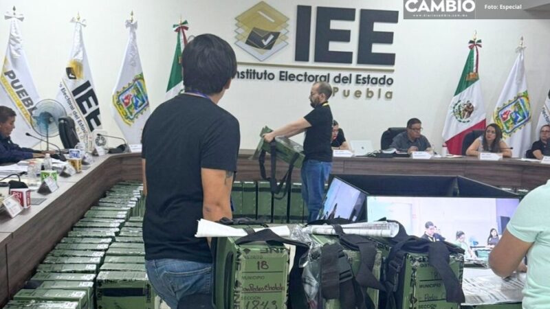 Misterio: llega al IEE un paquete electoral vacío de San Pedro Cholula