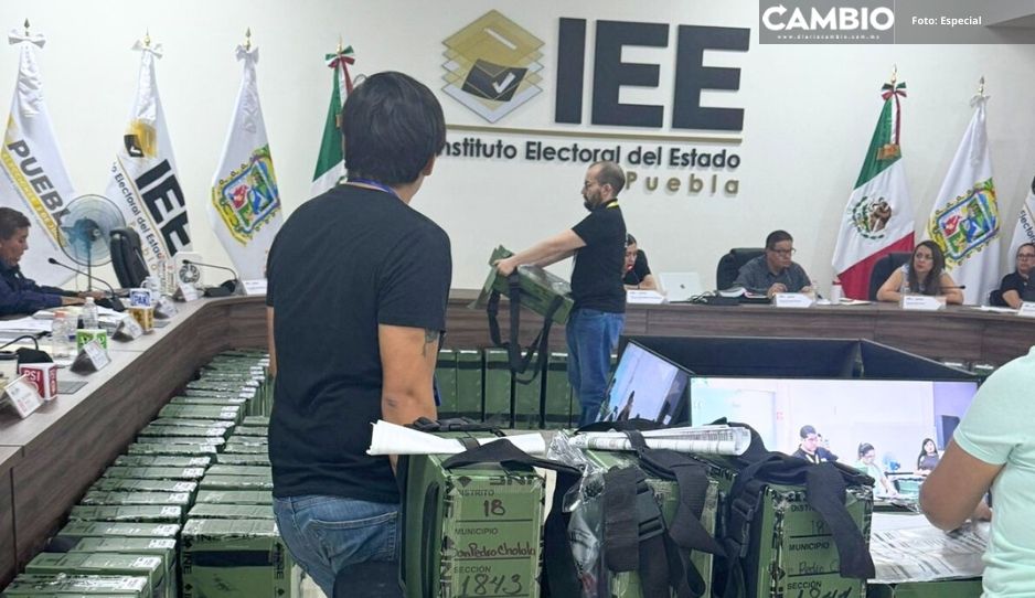 Misterio: llega al IEE un paquete electoral vacío de San Pedro Cholula