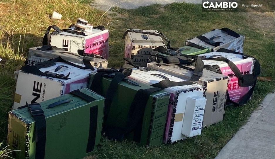 Pobladores incendian boletas en Xiutetelco; se oponen a triunfo de Baltazar Narciso
