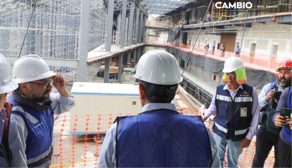 Recorre Sergio Salomón nuevas instalaciones del Congreso
