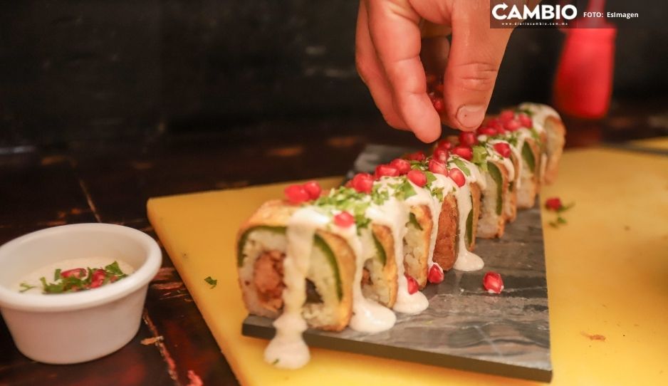 Crean el sushi de Chile en Nogada ¿te atreverías a probarlo?