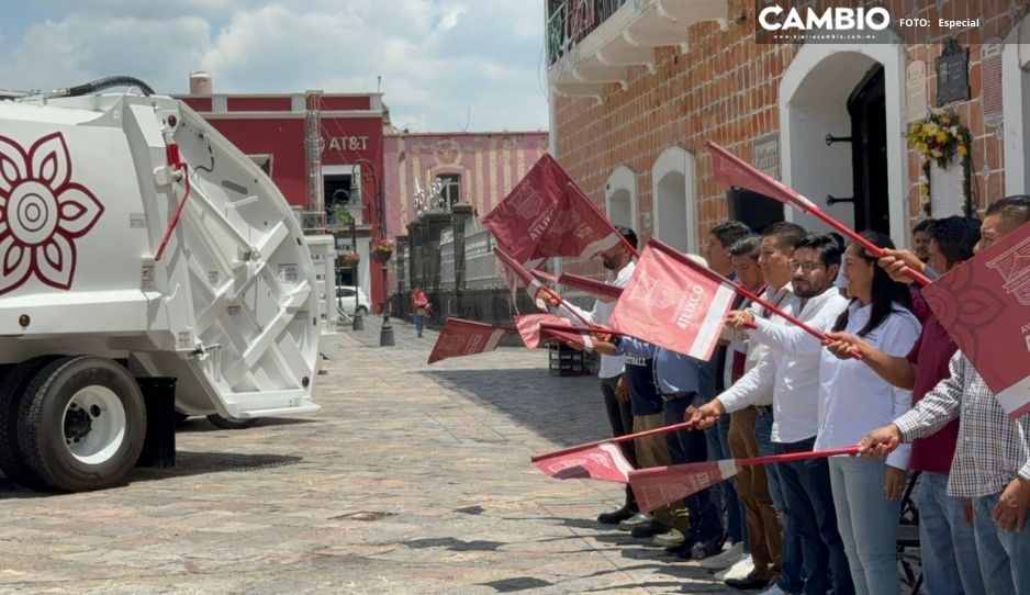 Entrega Ariadna Ayala parque vehicular en apoyo a dependencias del Ayuntamiento de Atlixco