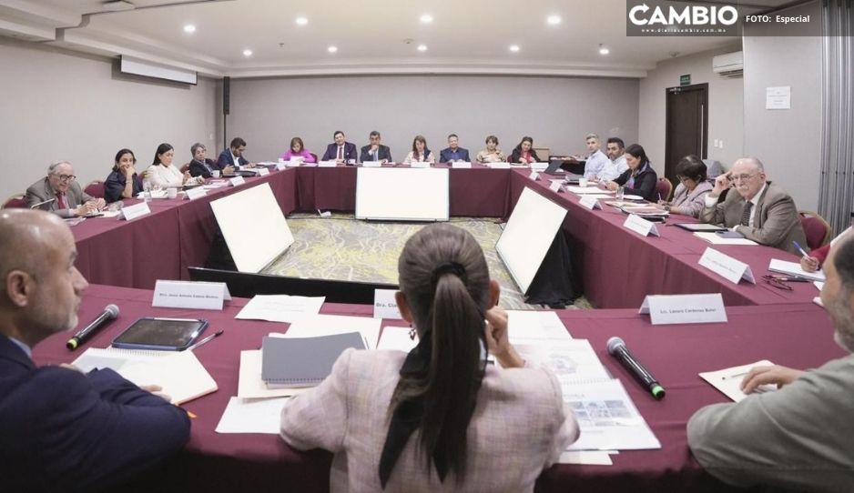 Sergio Salomón y Armenta se reúnen con Sheinbaum; discuten proyectos del segundo piso de la 4T