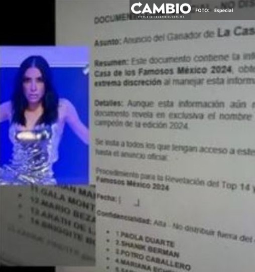 Filtran nueva LISTA de la Casa de los Famosos; coincide con la salida de Sabine Moussier