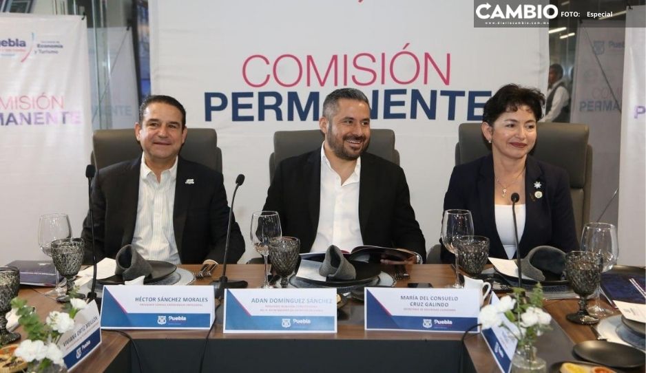 Encabeza Adán Domínguez última sesión de la Comisión Permanente por Puebla
