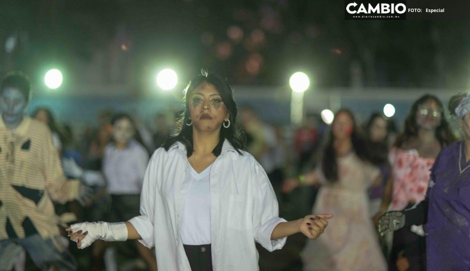VIDEO: Así fue la coreografía masiva de "Thriller" por alumnos de la BUAP