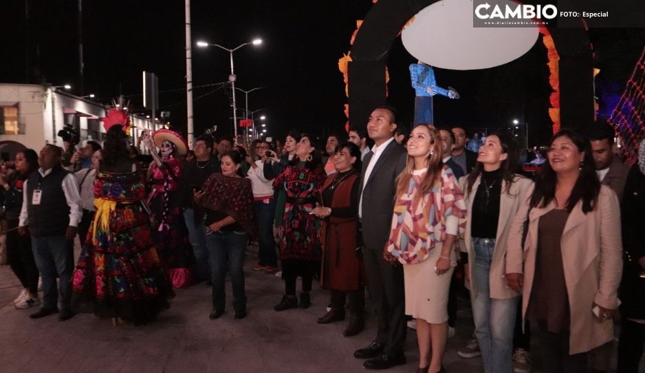 Inaugura Roberto Solís Camino de las Almas Huejotzingo 2024