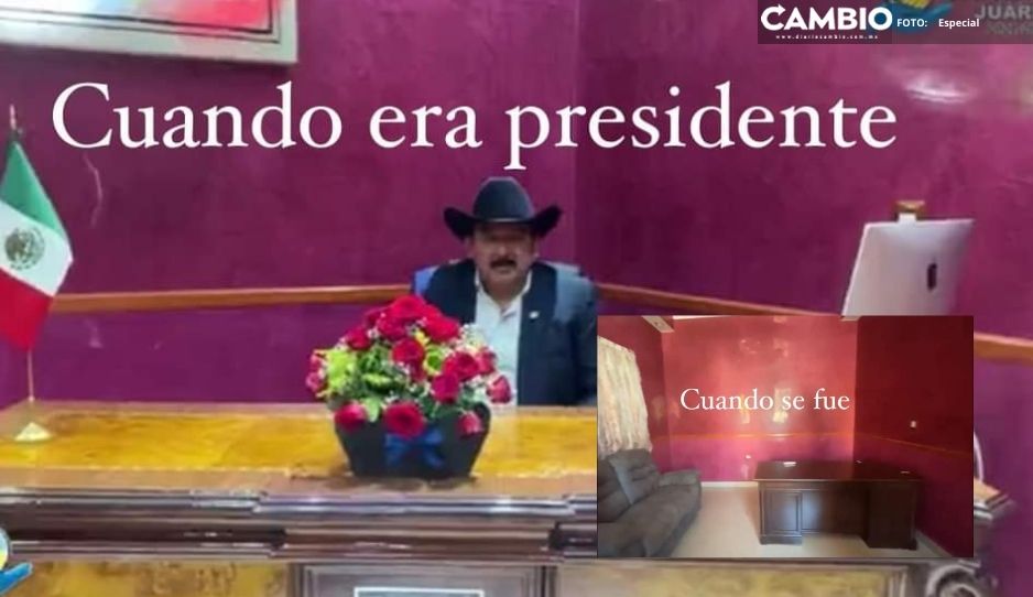 Recibe Alfonso Vélez Ayuntamiento de Los Reyes de Juárez sin recursos ni equipo prometido por Manuel Herrera