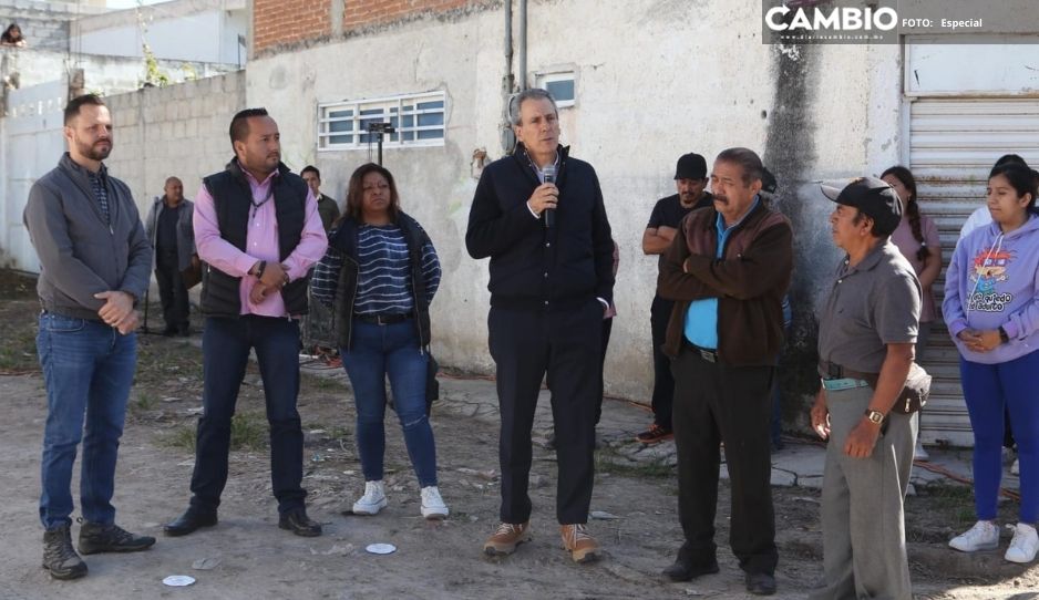 Presenta Pepe Chedraui proyecto de pavimentación ante vecinos de la colonia Guadalupe Hidalgo
