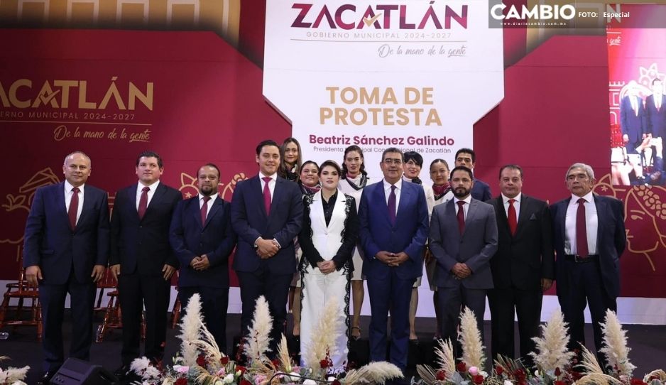 Beatriz Sánchez rinde protesta como la segunda mujer alcaldesa de Zacatlán