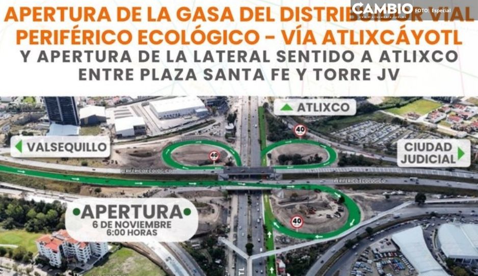 ¡Por fin! Apertura gasa del Distribuidor Vial Periférico Ecológico