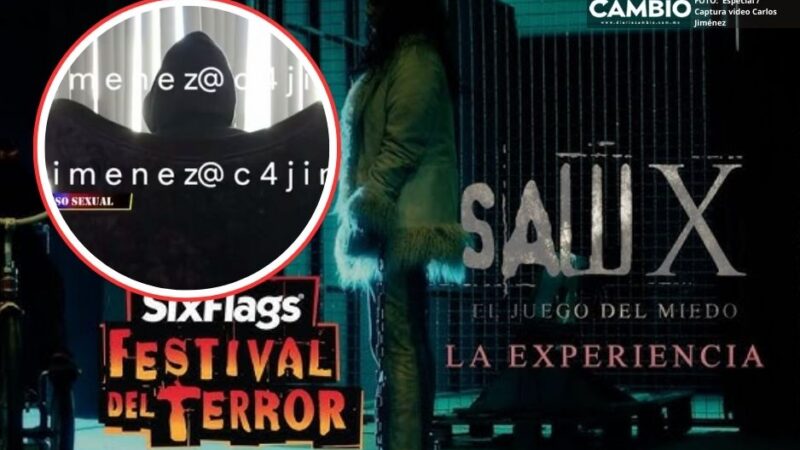 Sentí unas manos muy grandes, narra víctima de abuso sexual en la Casa de Saw de Six Flags (VIDEO)