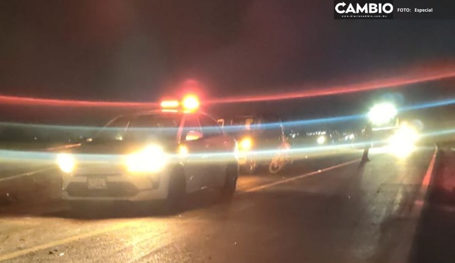 Terrible accidente deja una mujer muerta y un herido en la Tecamachalco-Xochitlán