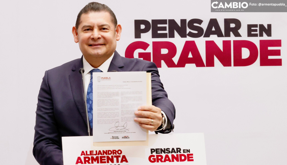 No toleraremos abusos ni desvíos: Armenta en carta a próximos funcionarios