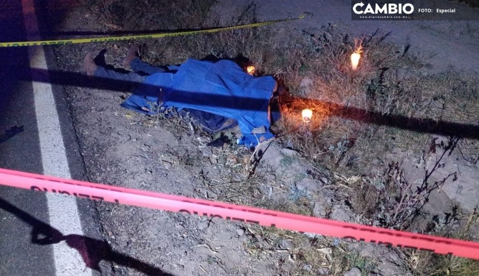 Terrible accidente deja una mujer muerta y un herido en la Tecamachalco-Xochitlán