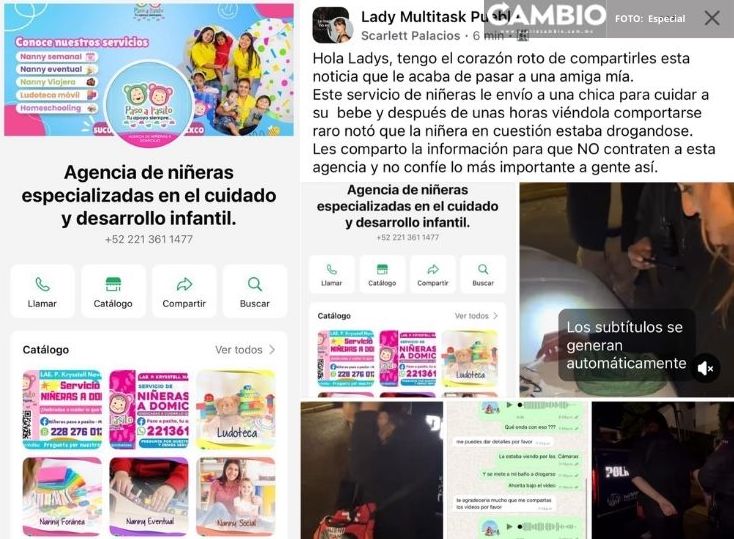 Acusan a niñera de consumir sustancias mientras cuidada a niño en Puebla (VIDEO)