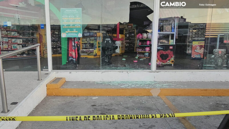 ¡Por tercera vez en dos meses! Dan cristalazo al Juguetrón de Boulevard 5 de Mayo
