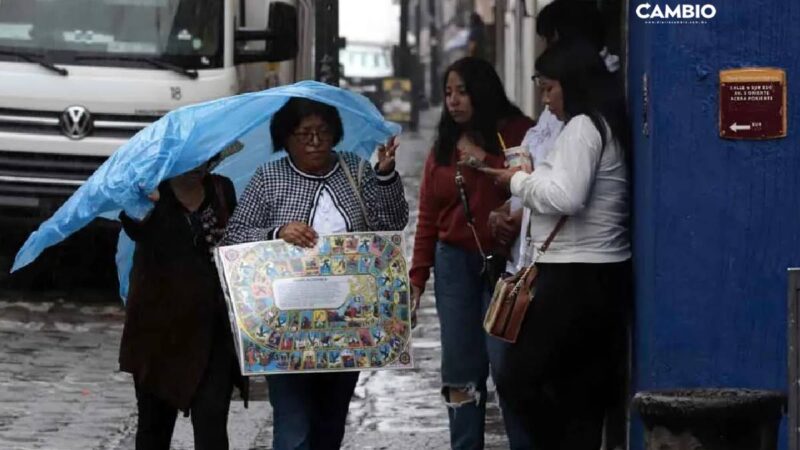 Frente frío 22 traerá lluvias, heladas y vientos fuertes a Puebla y estados cercanos